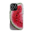 thumbnail image 1 of Watermelon Slice Watercolor Fruit Wedge Illustration Phone Case with iPhone 17 to 11 Pro Max, 1 of 2