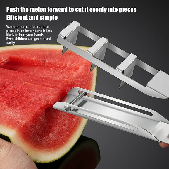 Watermelon Slicer Watermelon Slicer Cutter Stainless Steel Stainless Steel Watermelon Cutter Watermelon Slicer Cutter Tool Watermelon Cube Slicer Watermelon Slicer Tool