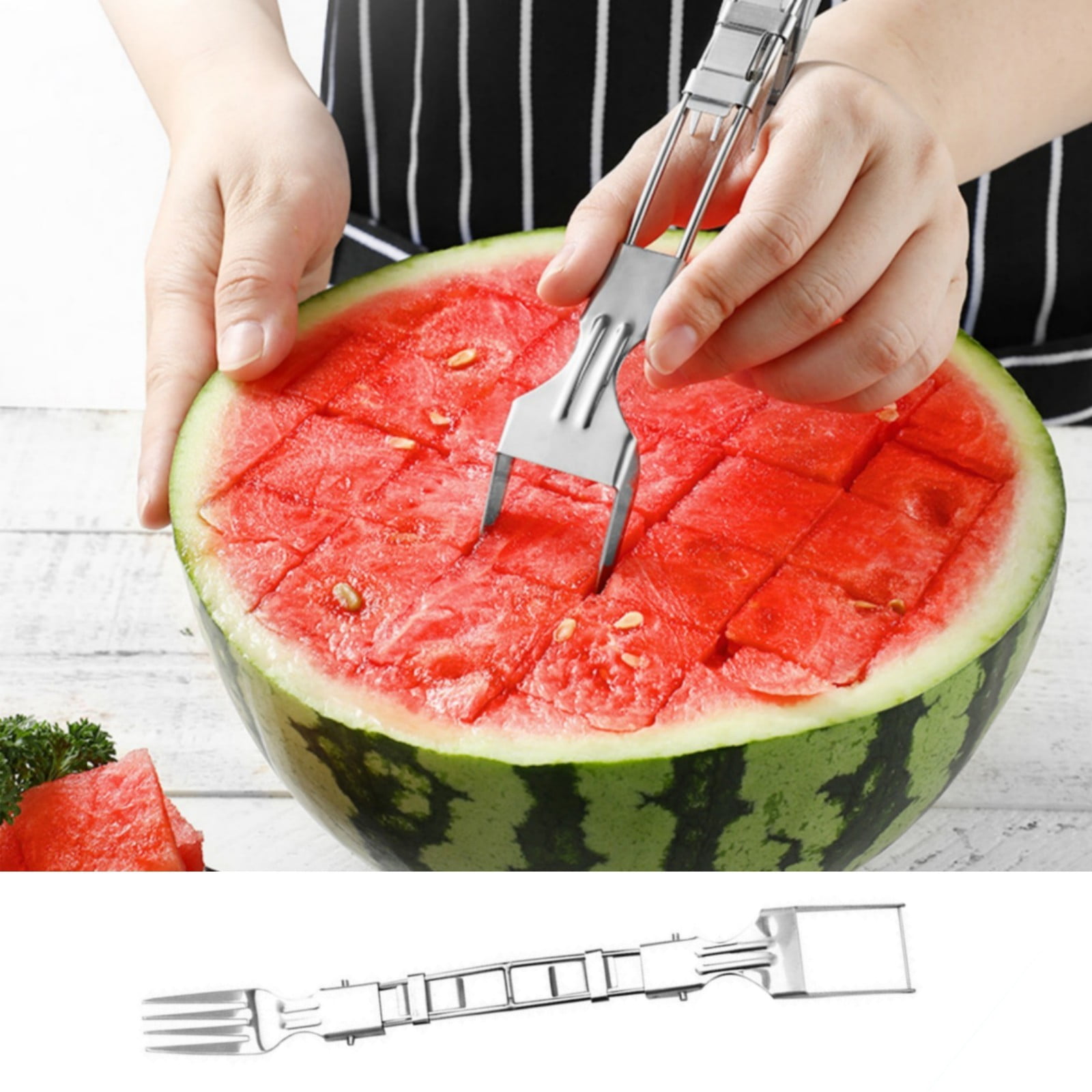 Watermelon Slicing Stainless Steel Fruit Watermelon Slicer Cut Melon