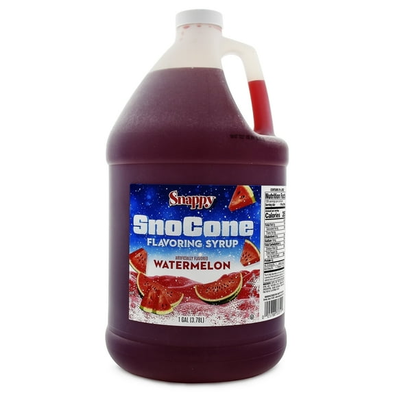 Watermelon Snappy Snow Cone Syrup (1 Gallon)