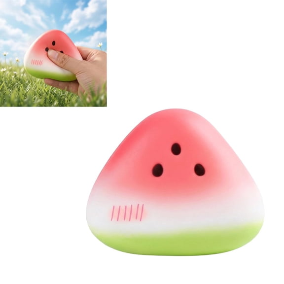 Watermelon Squishy Fidget Toys Stretchy Sensory Stress Balls for Kids Adults Squeeze Ball Stress Relief Toy Novelty Durable Party Favors Easter Basket Stuffers Autism ADHD Relax