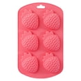 thumbnail image 1 of Watermelon Strawberry Pineapple Silicone Molds, 1 Pack 3D Fruit Shaped Ice Cube Molds, Reusable Candy & Cake Decor Baking Tools for Gummy, Chocolate, Jelly, Resin Crafts, 1 of 4