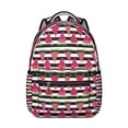 thumbnail image 1 of Watermelon Style Backpack - Lightweight School Bag for High School & University, Roomy Travel Backpack with Organizational Features, Great Gift for Back to School Season, Comfortable Shoulder Straps, 1 of 6