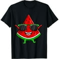 thumbnail image 1 of Watermelon Summer Sunglasses Fruit Tropical Men Women T-Shirt, 1 of 3