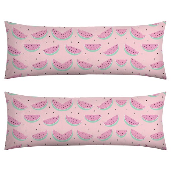 Watermelon & Sunshine Pillow Cover Sweet Summer Fruit Pattern, Beachy Tropical Print, DoubleSided Design for Outdoor Furniture, Patio Swing, Pool Lounge