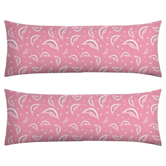 Watermelon & Sunshine Pillow Cover Sweet Summer Fruit Pattern, Beachy Tropical Print, DoubleSided Design for Outdoor Furniture, Patio Swing, Pool Lounge