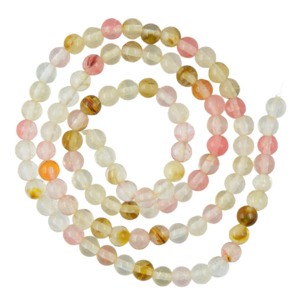 Watermelon Tourmalne Coloured Stone Smooth Round Beads,6mm 8mm 10mm,15