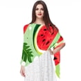 thumbnail image 1 of Watermelon Translucent Chiffon Hair Scarf - Breathable Silk Wrap for Women - 180*73 Size - Lightweight Headband and Fashion Accessory, 1 of 6