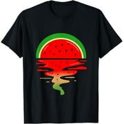 Watermelon Vaporwave Sunset T-Shirt