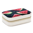 thumbnail image 1 of Watermelon Velvet Portable Jewelry Organizer Box with Removable Compartment - Gift and Jewelry Display, 1 of 7