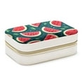 thumbnail image 1 of Watermelon Velvet Portable Storage Box with Removable Compartment: Display Case, Jewelry Box, and Jewelry Stand - Gift, 1 of 7