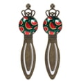 thumbnail image 1 of Watermelon Vintage Copper Crown-Shaped Bookmarks: Stainless Steel Book Accessories Set - Ideal Gift for Book Lovers, 1 of 5