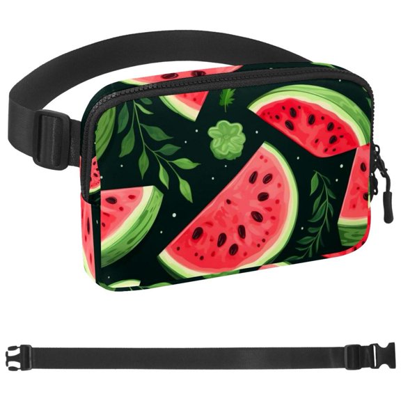 Watermelon Waist Fanny Pack-Travel Bag Fanny Pack For Women & Men Cute Waist Bag, Hiking Travel Camp Running, Strap Extension, Easy Carry Any Phone, Passport, Wallet