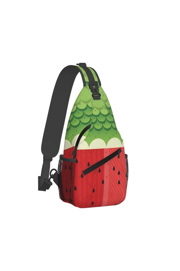 Watermelon Watermelon Sling Crossbody Bag Cross Body Backpack Travel Hiking Daypack