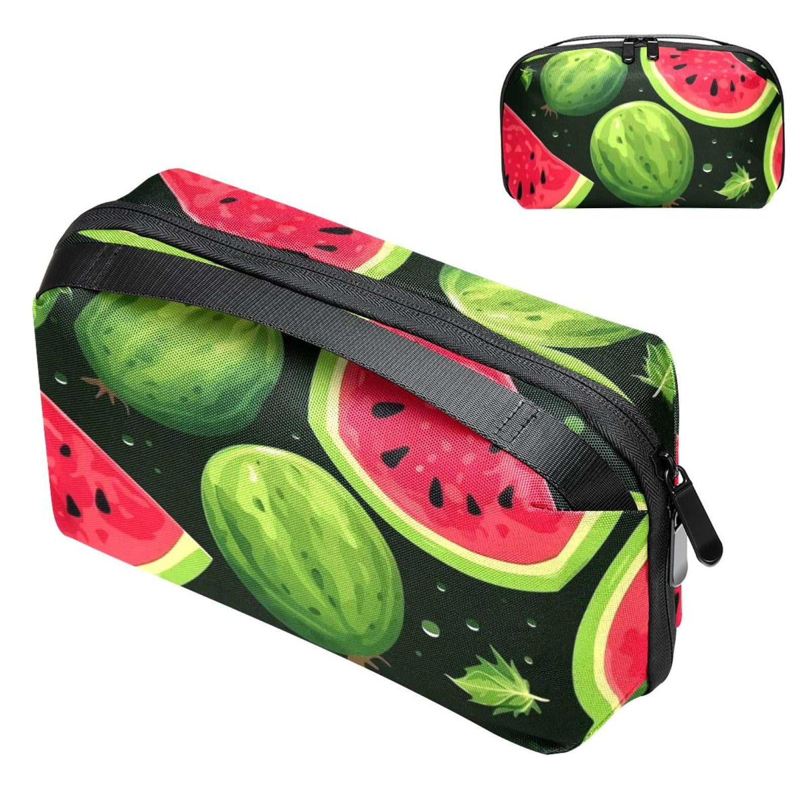 Watermelon Waterproof Oxford Fabric USB Pouch Hard Drive Case Charger