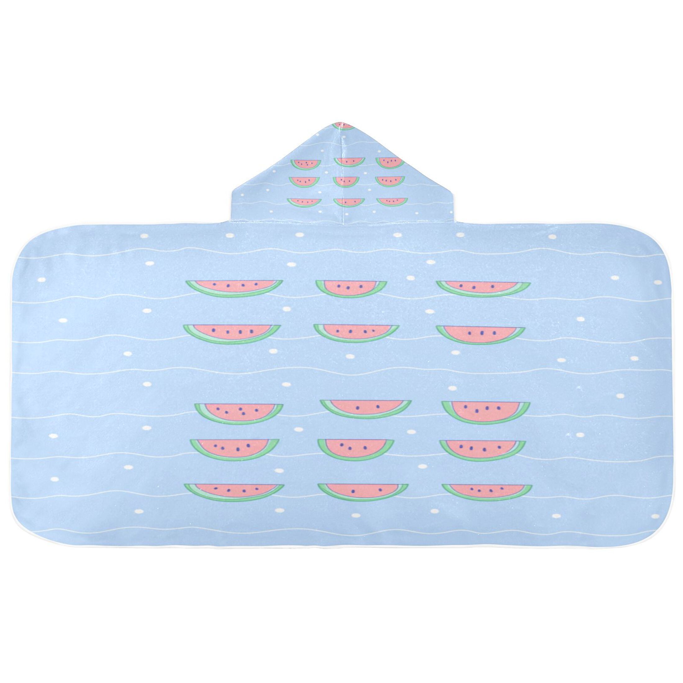 Kids Hooded UPF 50+ Sunscreen Towel (Watermelon) main image 1