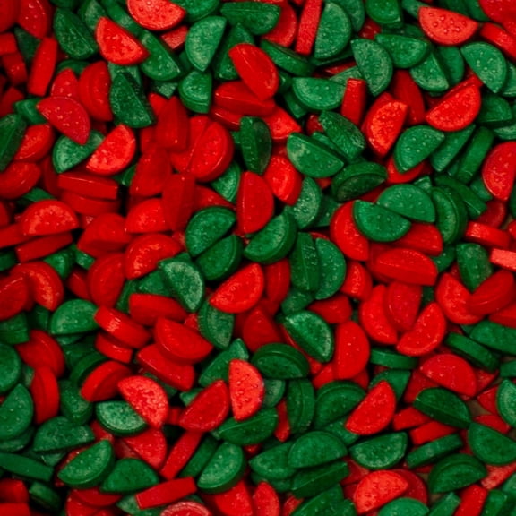 Krazy Sprinkles - Edible Watermelon Wedges Shapes - Bold Cake Decoration, 1/2 Cup