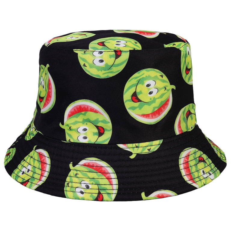 Watermelon Women Reversible Bucket Hat Summer Travel  display picture 1