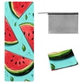 thumbnail image 1 of Watermelon Yoga Blanket with Storage Bag, 72.8"x26.8" - Suitable for Yoga, Pilates, Fitness, etc. - Yoga Towel, Hot Yoga Towel, Yoga Mat Towel, 1 of 6