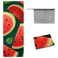 thumbnail image 1 of Watermelon Yoga Mat Towel with Storage Bag, 72.8"x26.8", Suitable for Yoga, Pilates, Fitness - Yoga Blankets, Yoga Towel, Yoga Mat Towel, 1 of 6
