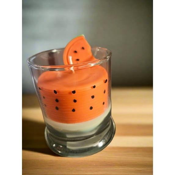 Watermelon dessert scented Candlew