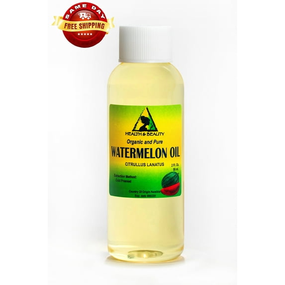 Watermelon seed oil organic cold pressed 100% pure all natural 2 oz