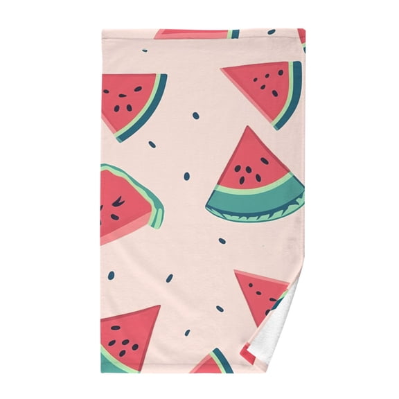 Watermelons Fruits Cotton Face Towels Soft Hand Towel Absorbent Bathroom Towel for Kitchen Hotel Decoration