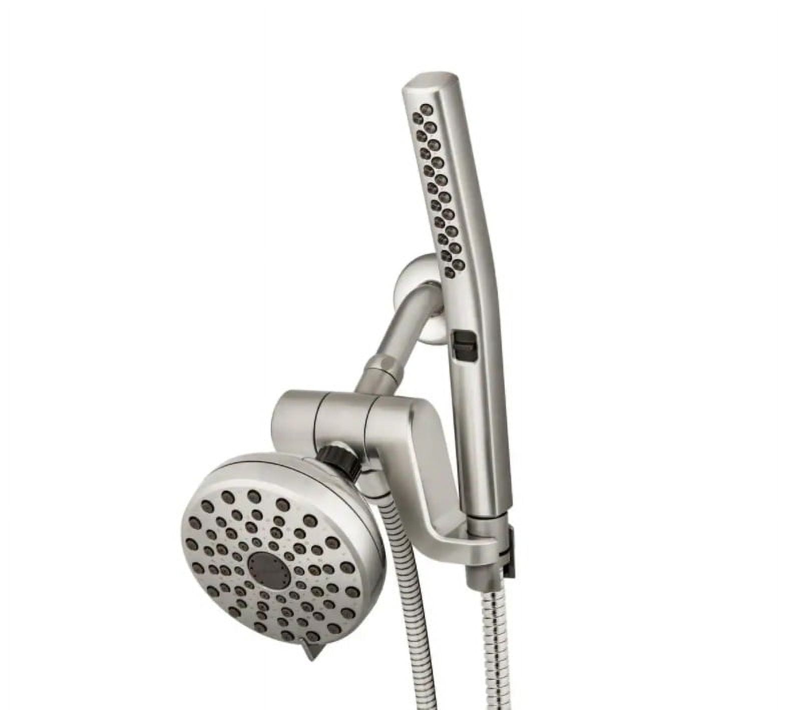 Waterpik 5" High Pressure Dual Shower Head in Brushed Nickel