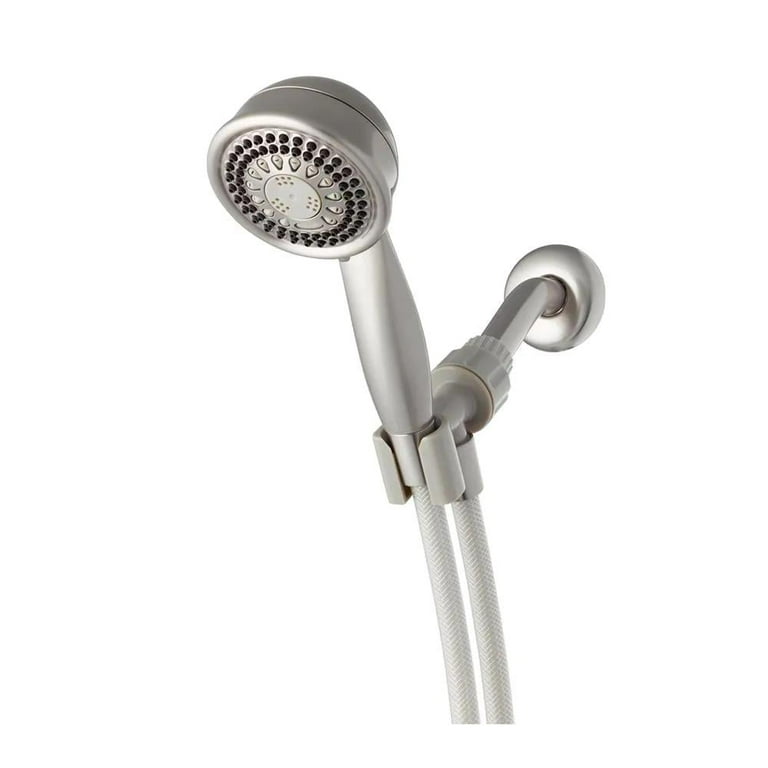 5-Spray 3.5 in. Single Wall Mount Low Flow Handheld Adjustable Shower Head in Brushed Nickel 5-Spray 3.5 in. Single Wall Mount Low Flow Handheld Adjustable Shower Head in Brushed Nickel