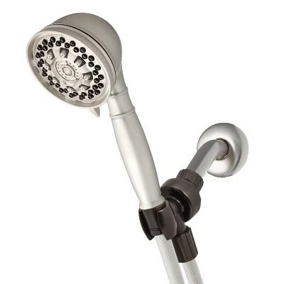 Waterpik 6 Mode Brushed Nickel Handheld Shower Head PowerPulse Therapeutic