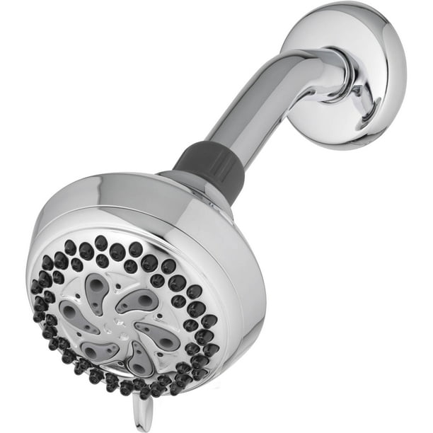 Waterpik 6Mode PowerSpray+ Fixed Mount Shower Head, Chrome VSA623T