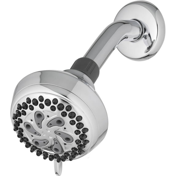 Waterpik 6-Mode PowerSpray+ Fixed Mount Shower Head, Chrome VSA-623T