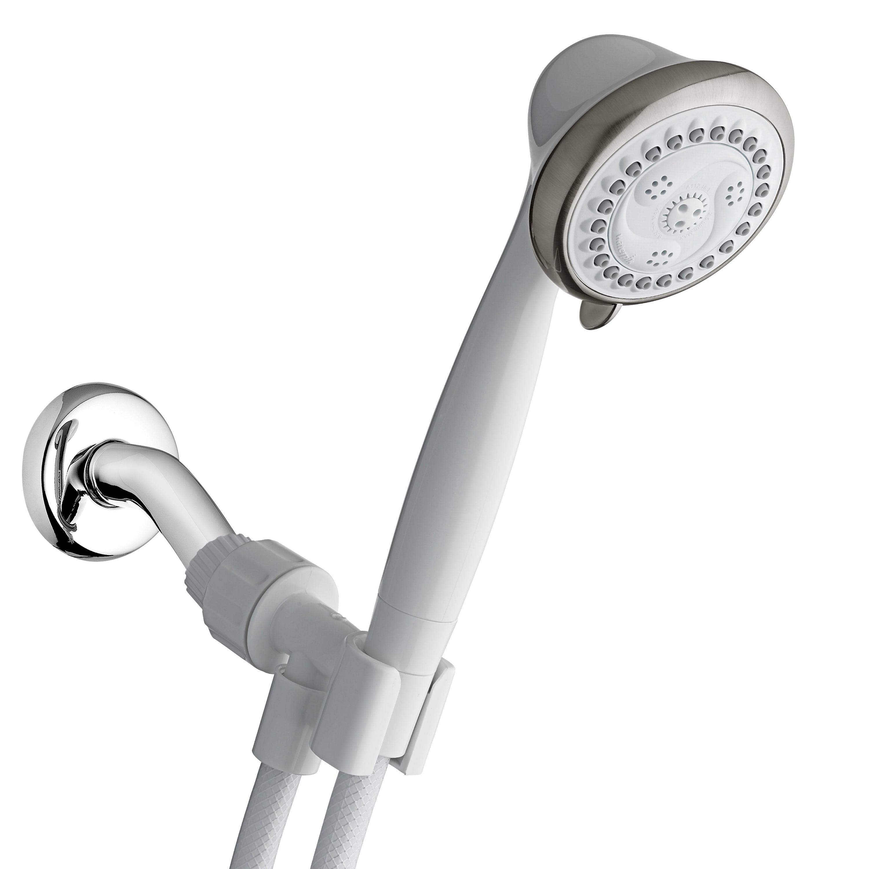 Waterpik 6-Mode PowerSpray+ Hand Held Shower Head, White, 1.8 GPM EFN-651E