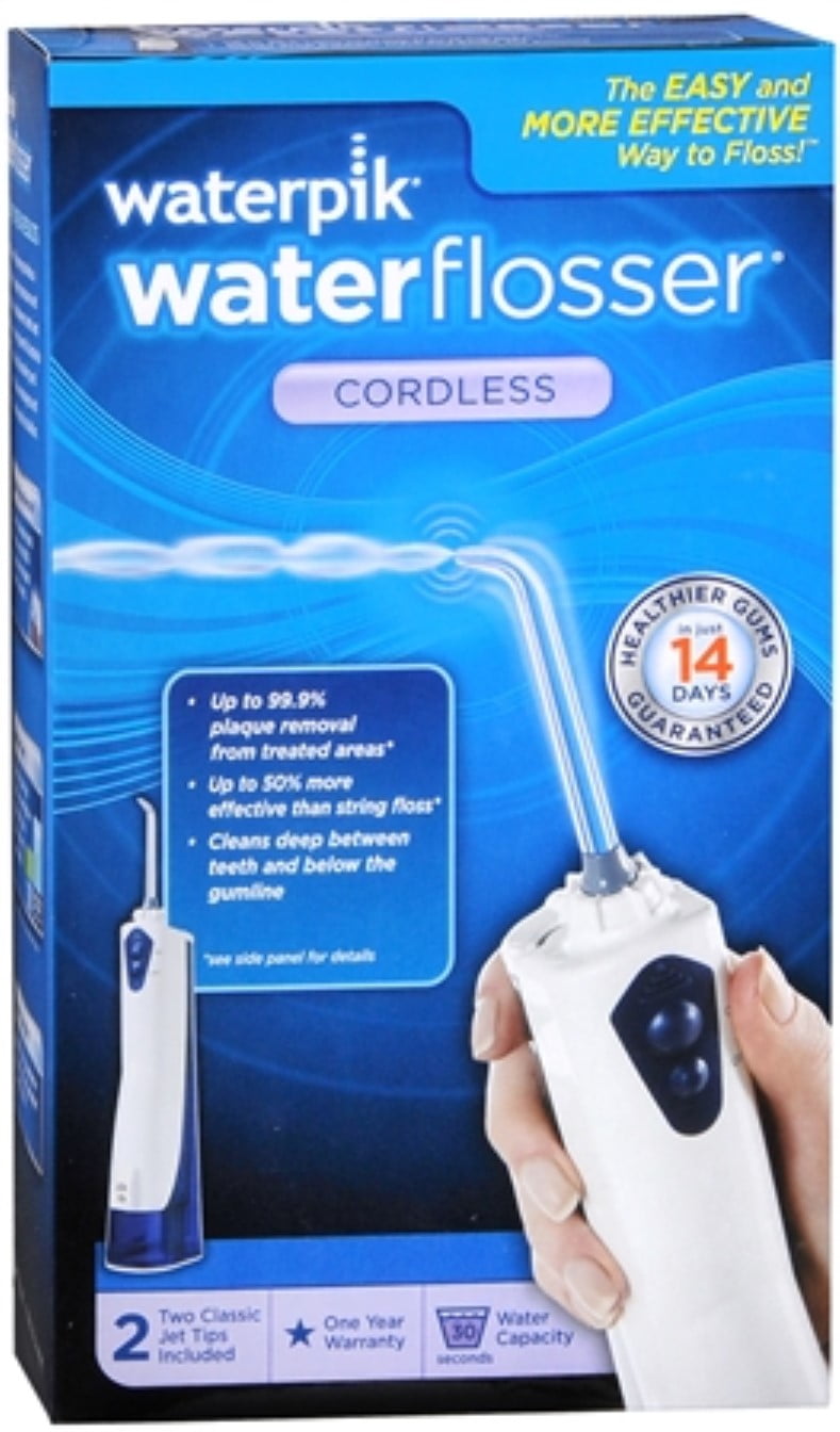 Waterpik Cordless Dental Water Jet WP-360W 1 Each (Pack of 2)