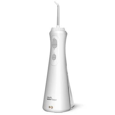 Waterpik Cordless Plus Water Flosser with 2 Settings, 4 Tips, ADA Accepted, White
