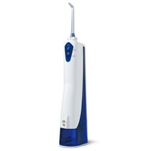Waterpik Cordless Portable Rechargeable Water Flosser, WP-360 White and Blue