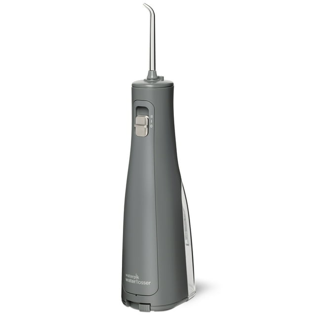 Waterpik Cordless Revive Portable Water Flosser Oral Irrigator, Modern Gray WF-03