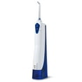 thumbnail image 1 of Waterpik Cordless Portable Water Flosser with 2 Tips, ADA Accepted, White and Blue, 1 of 14