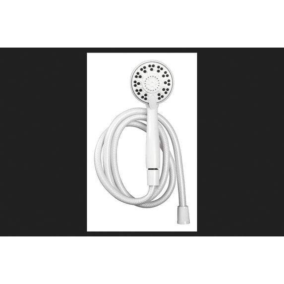Waterpik Handheld Showerhead - 2 GPM - White — Wall-Mount, Standard ½" Shower-Arm Connection
