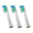 thumbnail image 1 of Waterpik Replacement Compact Electric Toothbrush Brush Heads, White SRSB-3W, 1 of 5