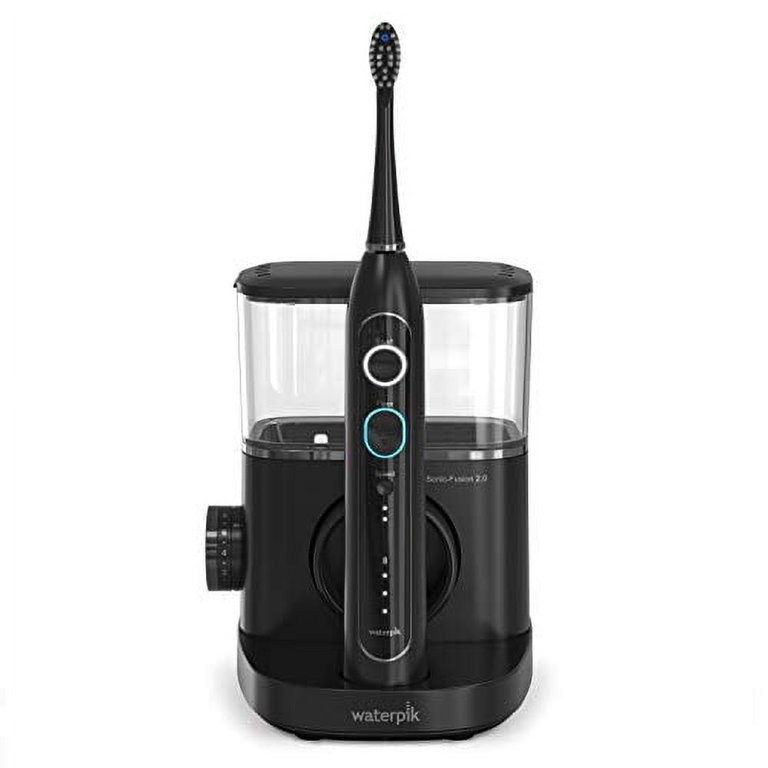 Waterpik SF-04 Sonic-Fusion 2.0 Professional Flossing Toothbrush, Electric  Toothbrush and Water Flosser Combo In One Black