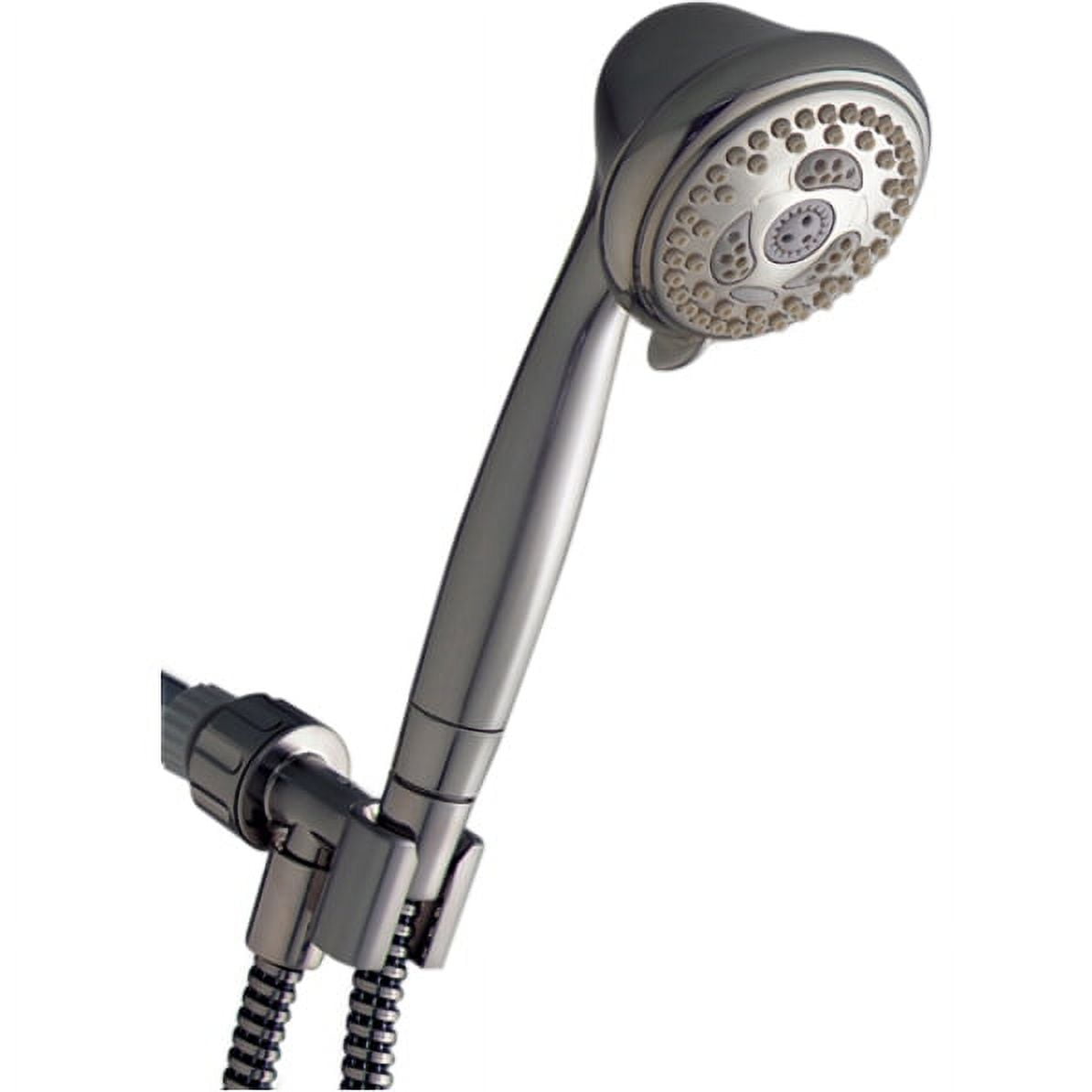 Waterpik Shower Head Handheld 3.5 " Brushed Nickel, Nickel 2.5 Gpm