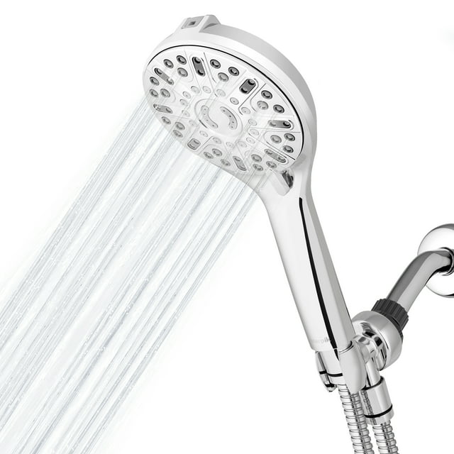 Waterpik ShowerClean PRO Handheld Shower with PowerPulse Massage, Chrome, QCW-763ME