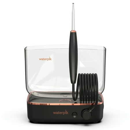 Waterpik Sidekick Countertop Water Flosser WF-04CD012-3, Black with Copper