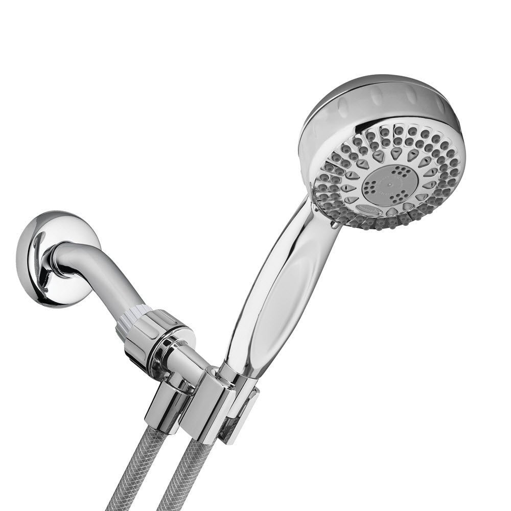 Waterpik TRS553E PowerSpray 5Spray Handheld Shower Head, 1.8 GPM, Chrome Quantity 1