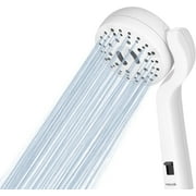 Waterpik Transform Pivoting RV Shower Head with Ultra-Flexible Hose and Pause Switch, Great for Campers, Trailers, Boats, 5-Mode with High Pressure Sprays, White, PHR-551E