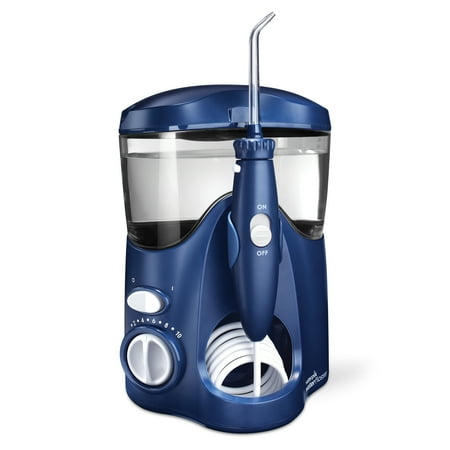 Waterpik Ultra Water Flosser with 10 Settings, 6 Tips, ADA Accepted, Blue