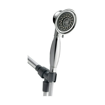 Waterpik VAT343E Design Essential Handheld Shower Head, 3 Settings, 1.8 GPM, Chrome - Quantity 1