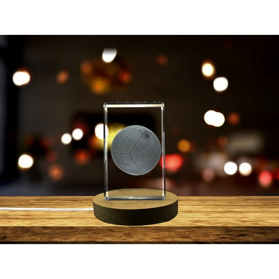 Waterpolo Ball 3D Engraved Crystal 3D Engraved Crystal Keepsake/Gift/Decor/Collectible/Souvenir