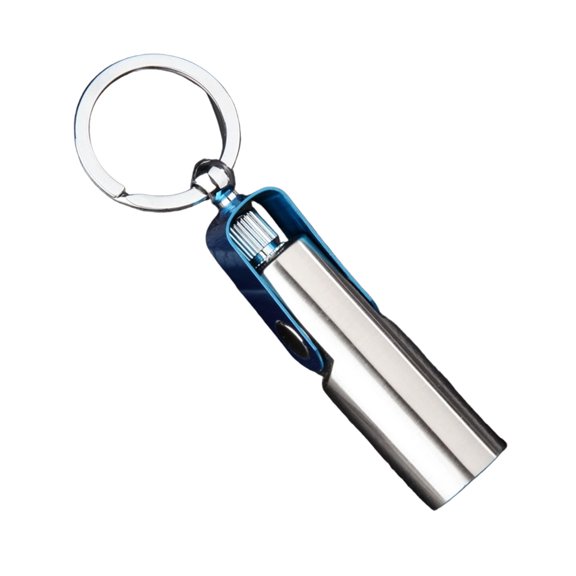 Waterproof 10000 Times Matches, Multi-Function Kerosene Lighter, Durable Metal Construction, Outdoor Portable Keychain Design, Ideal for Campers and Outdoor Enthusiasts